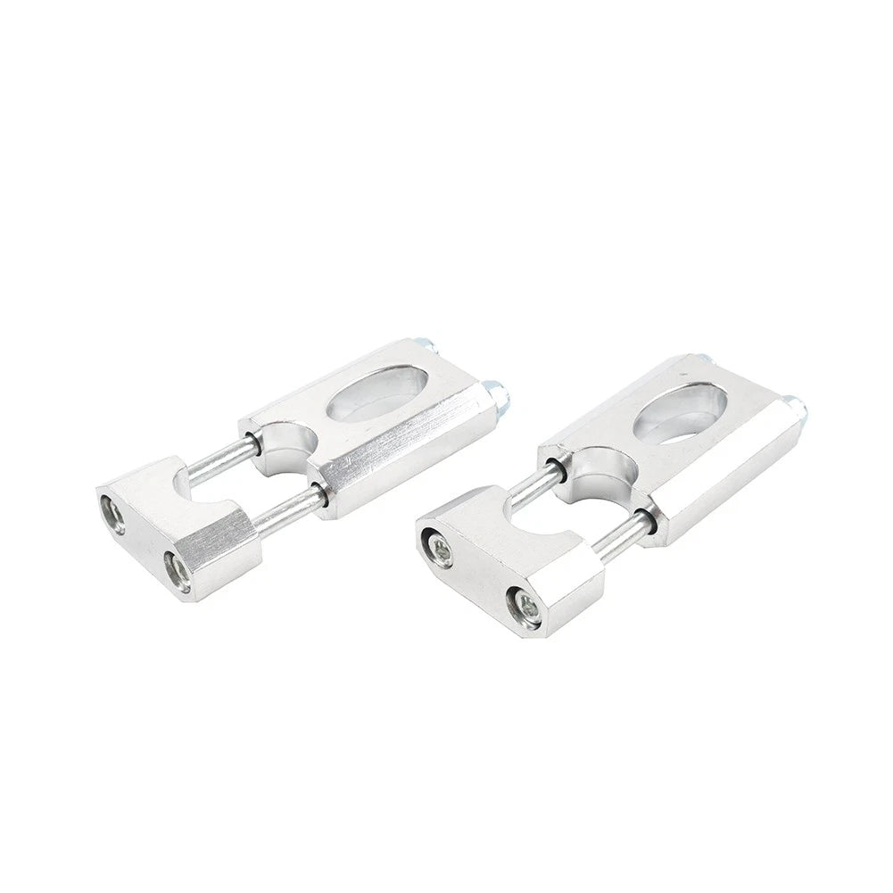 22mm 7/8'' Motor HandleBar Mount Clamp Risers For 50-125cc Dirt Pit Bike Silver