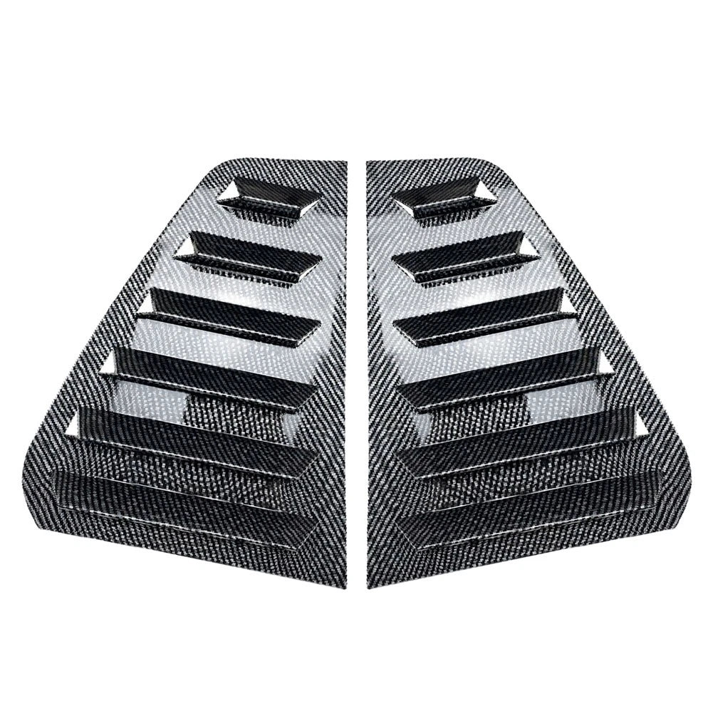 Rear Window Side Vent Shutter Louver Cover Trim Fit VW Golf MK7 MK7.5 2014-2019