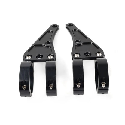 45MM Motorcycle Headlight Bracket Mount Clamp Fork Tube Holder For Harley