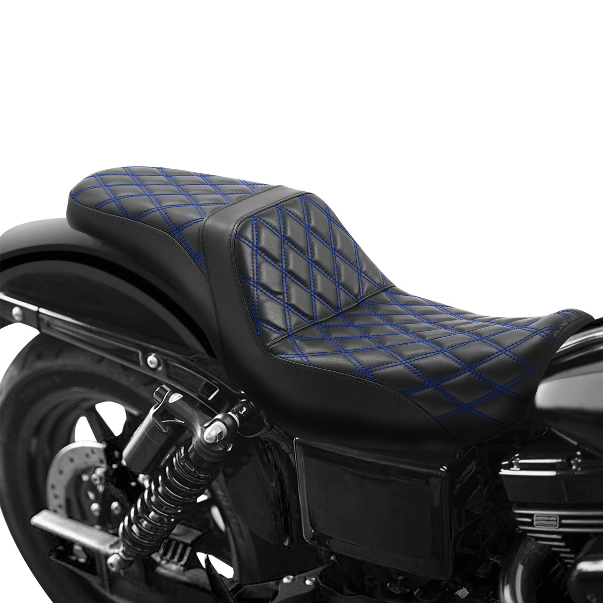 Driver Passenger Seat Fit For Harley Dyna Street Bob Super Wide Glide 2006-17 US