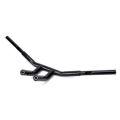 1-1/4" BLACK 8" RISE T-BARS HANDLEBARS DRAG BARS DRAG BAR FOR HARLEY MOTORCYCLE
