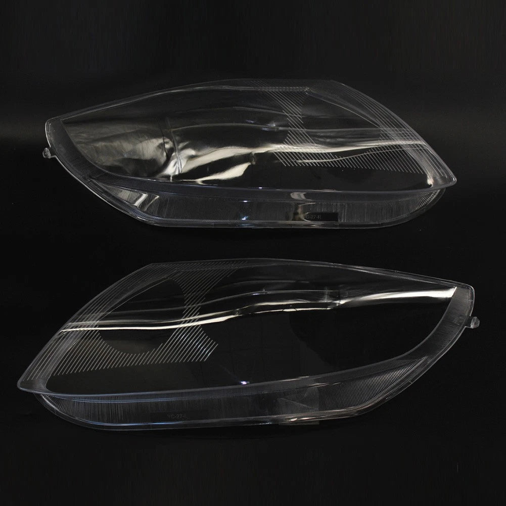 1Pair Headlight Headlamp Transparent Lens Cover Replacement For BMW Z4 E85 03-08