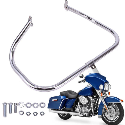 Highway Engine Guard Crash Bar 1 1/4" For Harley Touring Road Street Glide 09-23