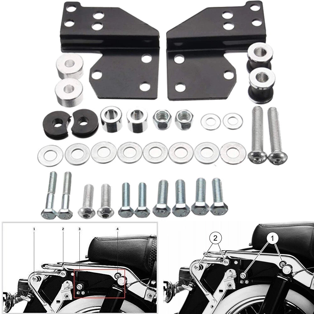 Detachable Front Docking Hardware Kit For Harley Touring Road King Glide 1997-08