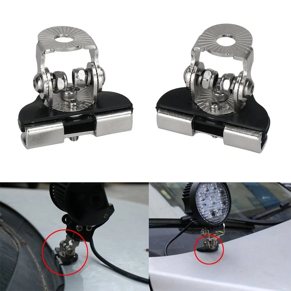 304 Stainless Steel 2PCS Car Clamp Mount Bracket Holder Offroad Led Work Light
