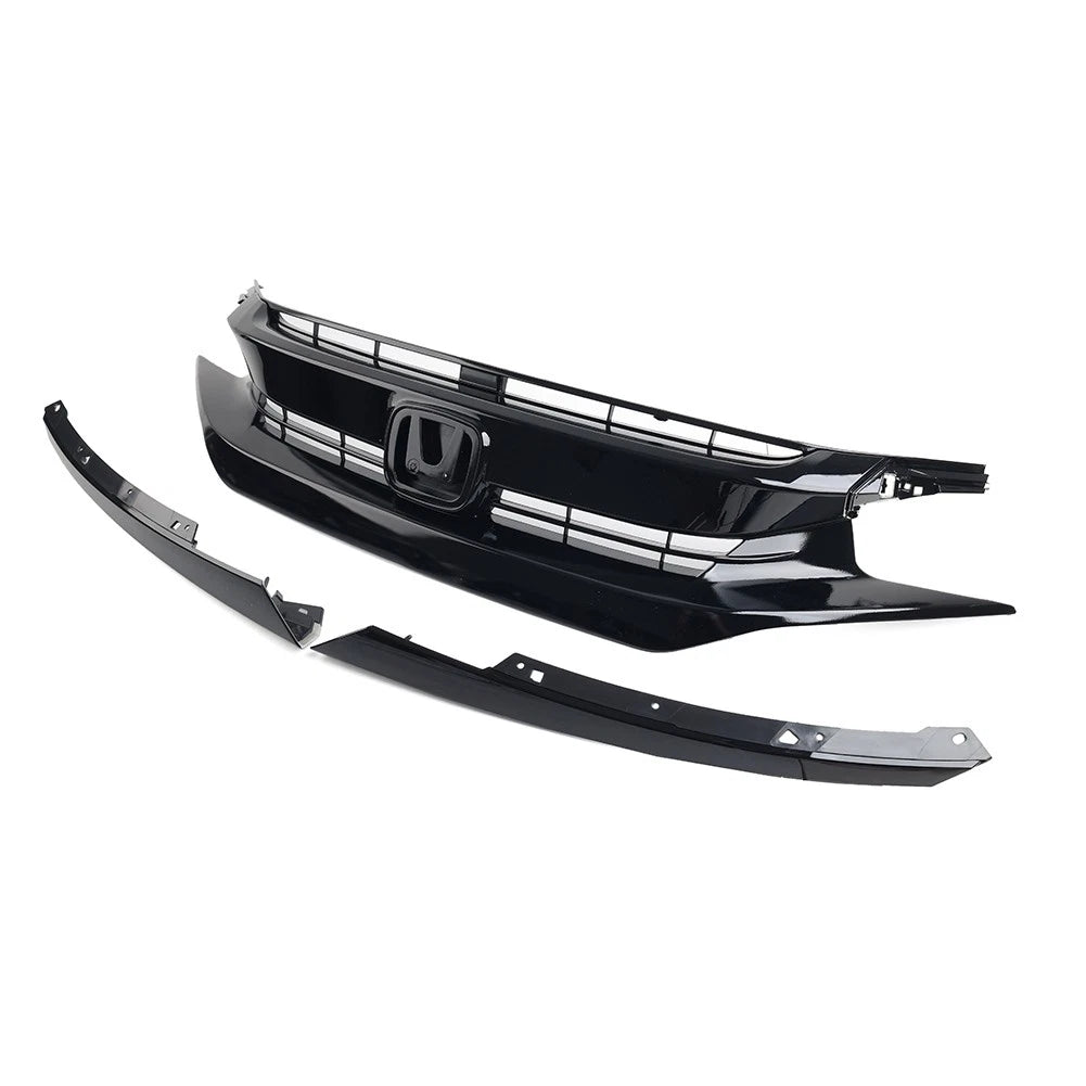 Front Grille Upper Grill Hood Eyelid For Honda Civic Coupe Sedan 2016-2018 2017