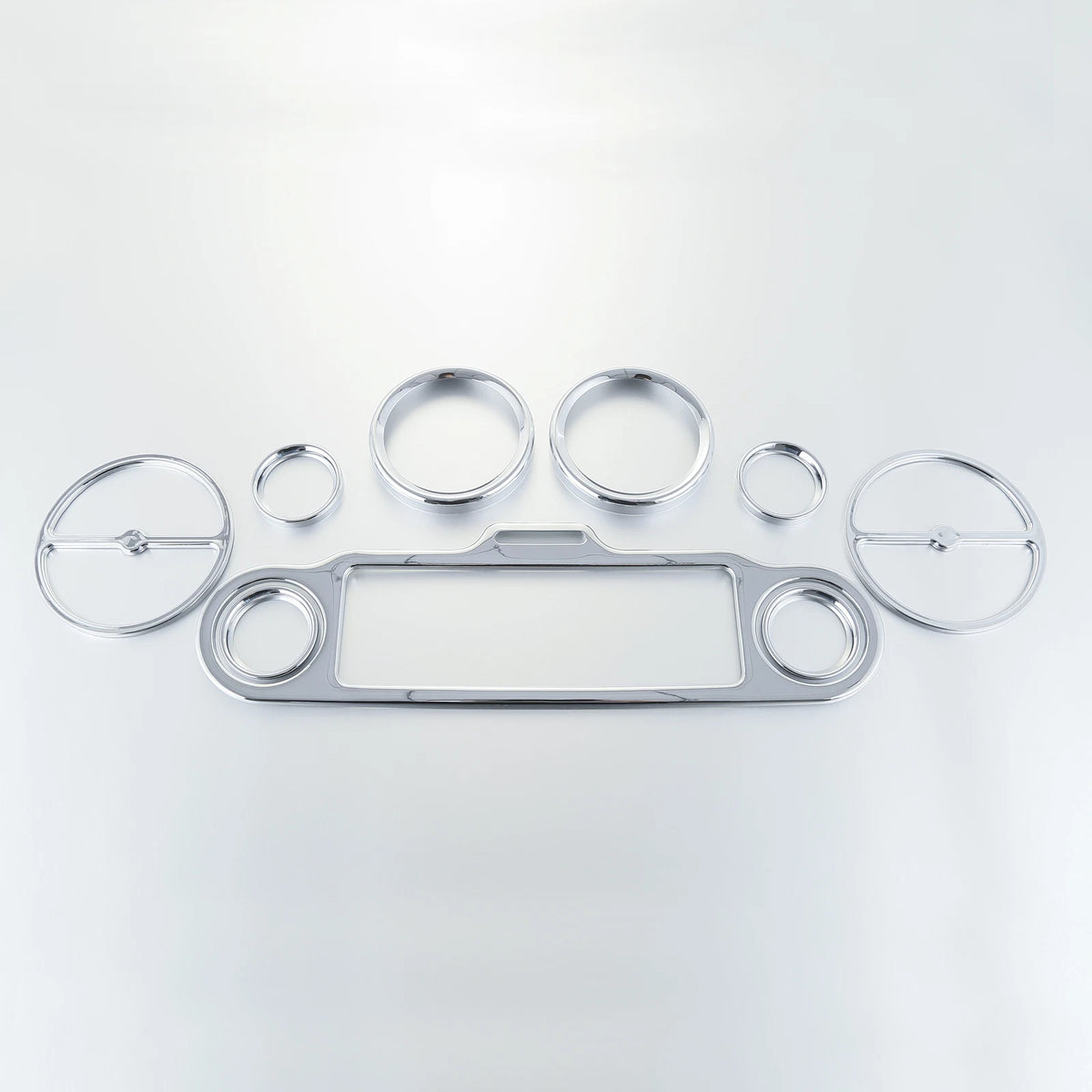 Speaker Radio Gauge Inner Fairing Trim Kit For Harley Electra Street Glide 96-13