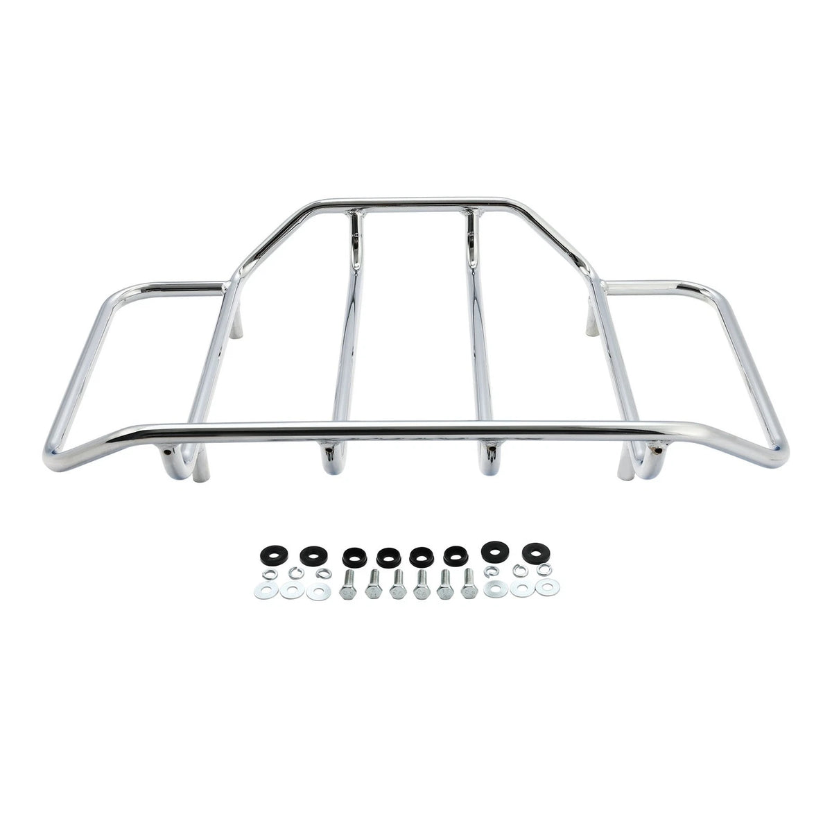 King Trunk Luggage Pad LED Tail Light Rack Mount For Harley Street Glide 2009-13