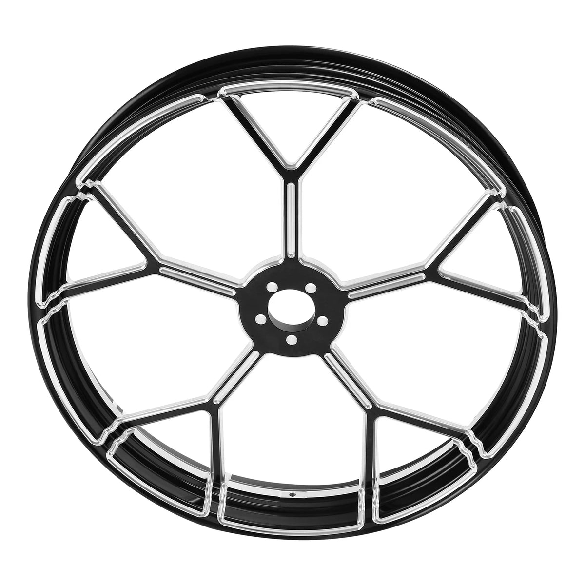 23'' Front Painted Fender&Wheel Rim Wheel Hub Fit For Harley Touring Glide 08-25