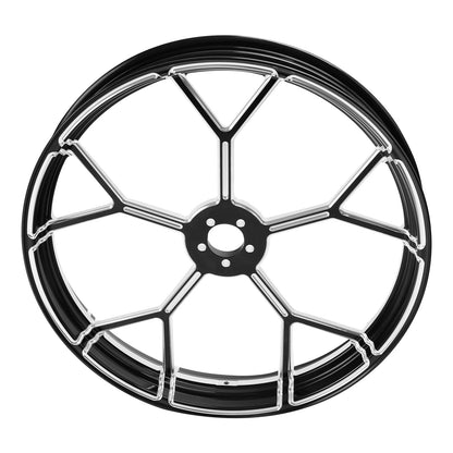 23'' Front Painted Fender&Wheel Rim Wheel Hub Fit For Harley Touring Glide 08-25