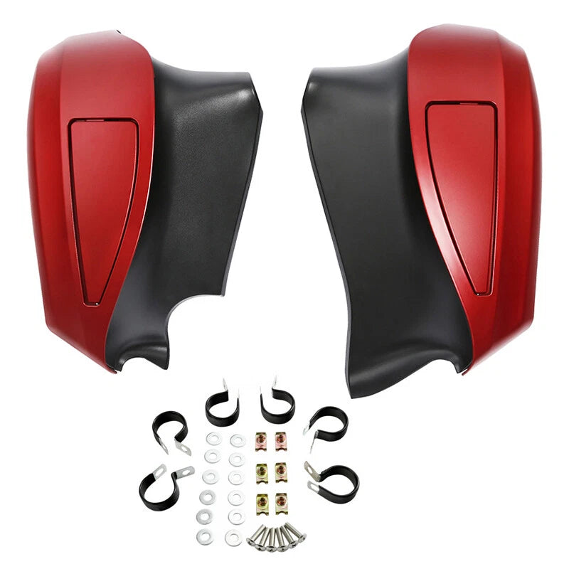 Lower Vented Leg Fairings Fit For Indian Roadmaster Dark Horse 20-25 Ruby Smoke