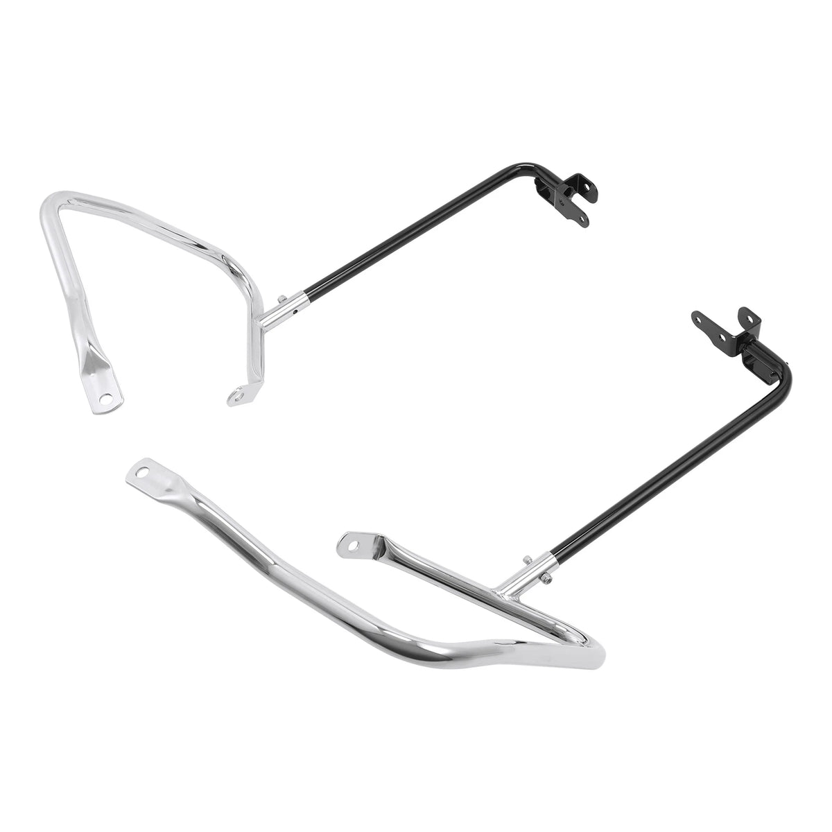 Saddlebag Bracket Guard Crash Bar For Harley Touring CVO Street Road Glide 23-Up