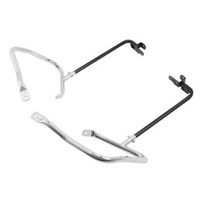 Saddlebag Bracket Guard Crash Bar For Harley Touring CVO Street Road Glide 23-Up