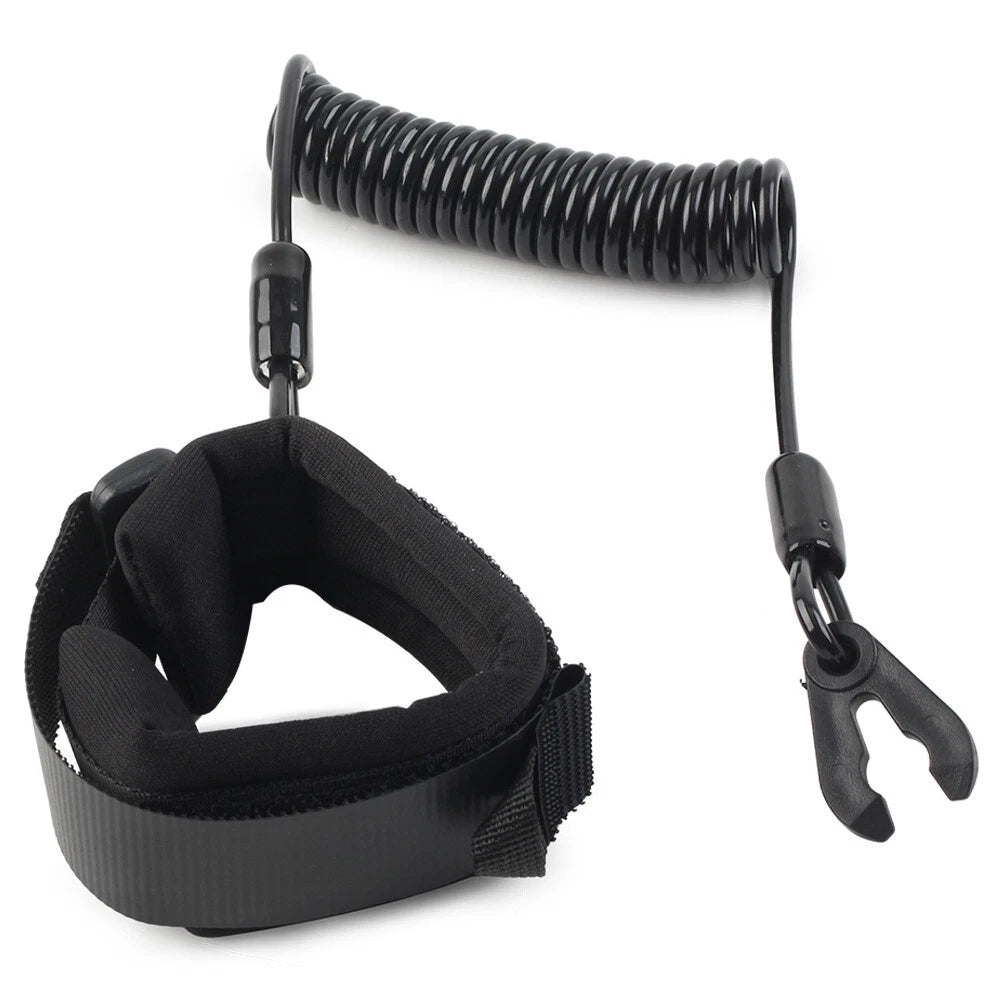Boat Engine Emergency Stop Switch Safety Lanyard Cord For Yamaha Jet Ski Black