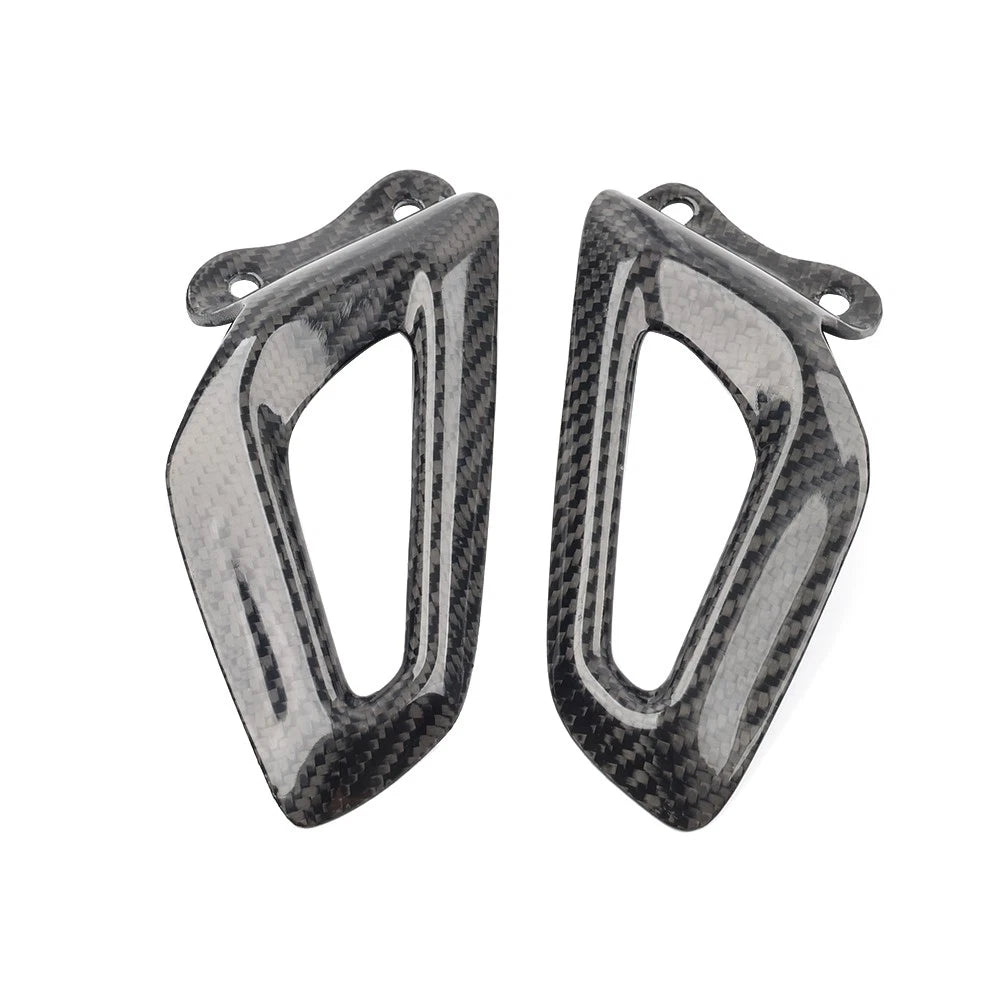 Carbon Fiber Rearset Footrest Plate Heel Guard For BMW S1000RR19-24 M1000RR 21+