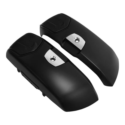Matte Black Saddlebag Lids Cover Fit For Indian 2019-2025 Chieftain Dark Horse