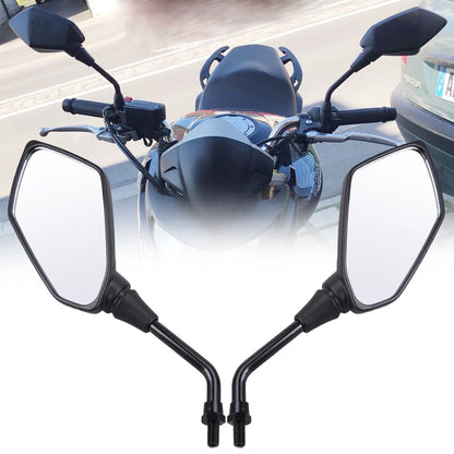For CFmoto Cforce 600 500 1000 ATV Rearview Side Mirrors + HandleBar Mount Clamp