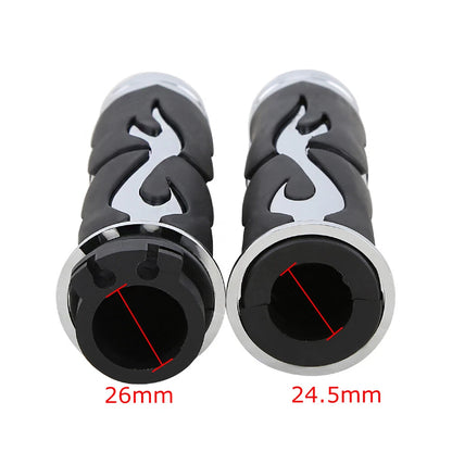 1" Motorcycle Handlebar Hand Grips For Harley Touring Road Glide Softail Custom