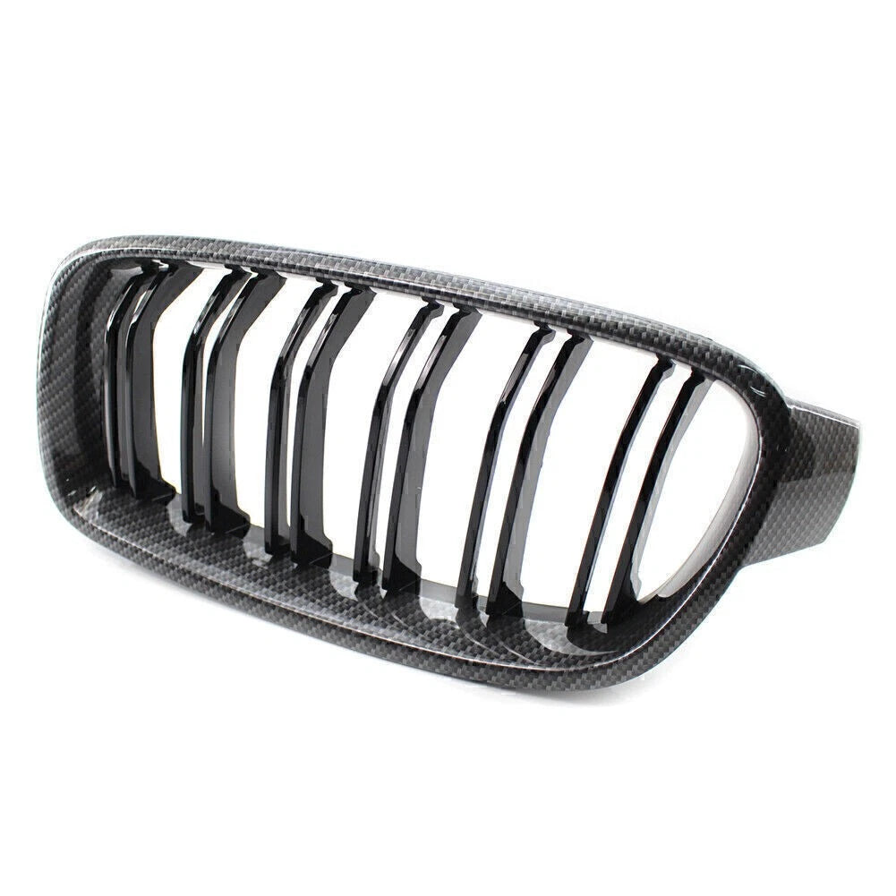 Front Frame Grille Grill M3 Style For BMW 3 Series F30 31 12-18 Carbon Black USA