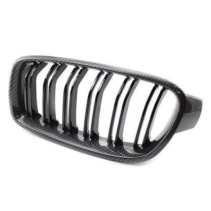 Front Frame Grille Grill M3 Style For BMW 3 Series F30 31 12-18 Carbon Black USA