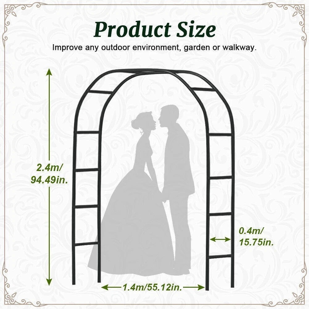 Wedding Arch Metal Garden Arch Garden Arbor Trellis Iron For Climbing Plants
