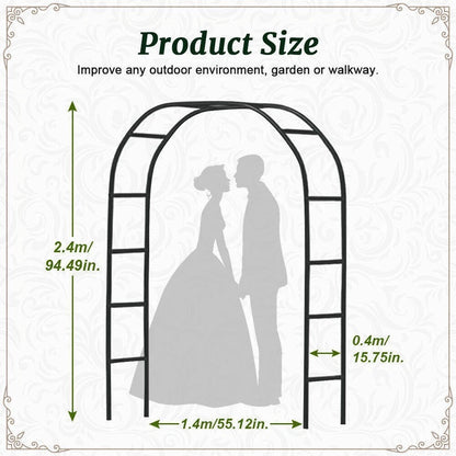 Wedding Arch Metal Garden Arch Garden Arbor Trellis Iron For Climbing Plants