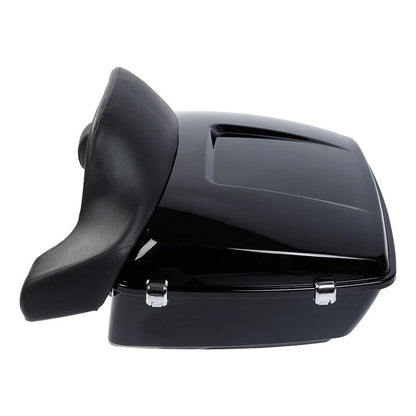 King Trunk Backrest Pad Mount Rack For Harley Heritage Classic FLHC 2018-Up