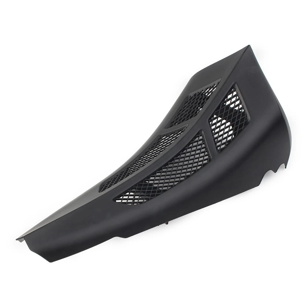 Tall Chin Spoiler Scoop Stretched For Harley Street Road Glide 2014-22 Matte Blk