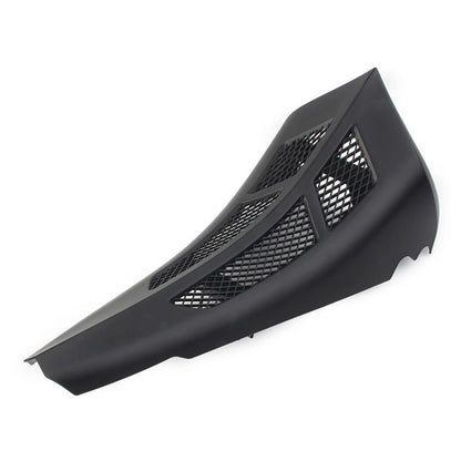 Tall Chin Spoiler Scoop Stretched For Harley Street Road Glide 2014-22 Matte Blk