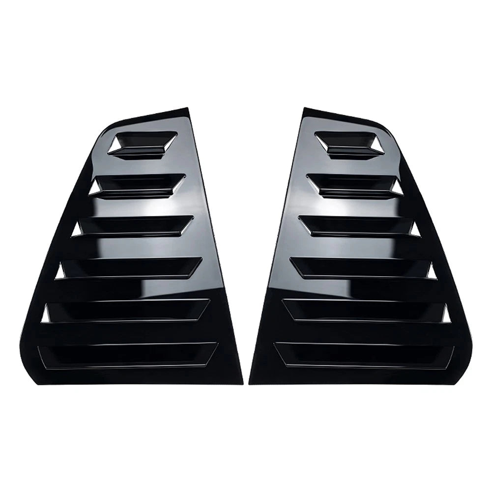 Rear Window Side Vent Shutter Louver Cover Trim For VW Golf MK7 MK7.5 2014-2019