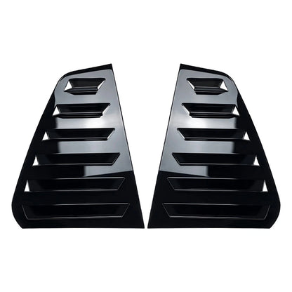 Rear Window Side Vent Shutter Louver Cover Trim For VW Golf MK7 MK7.5 2014-2019