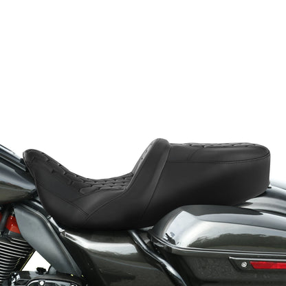Rider Driver Passenger Seat Fit For Harley Touring Electra Road Glide 09-24 23