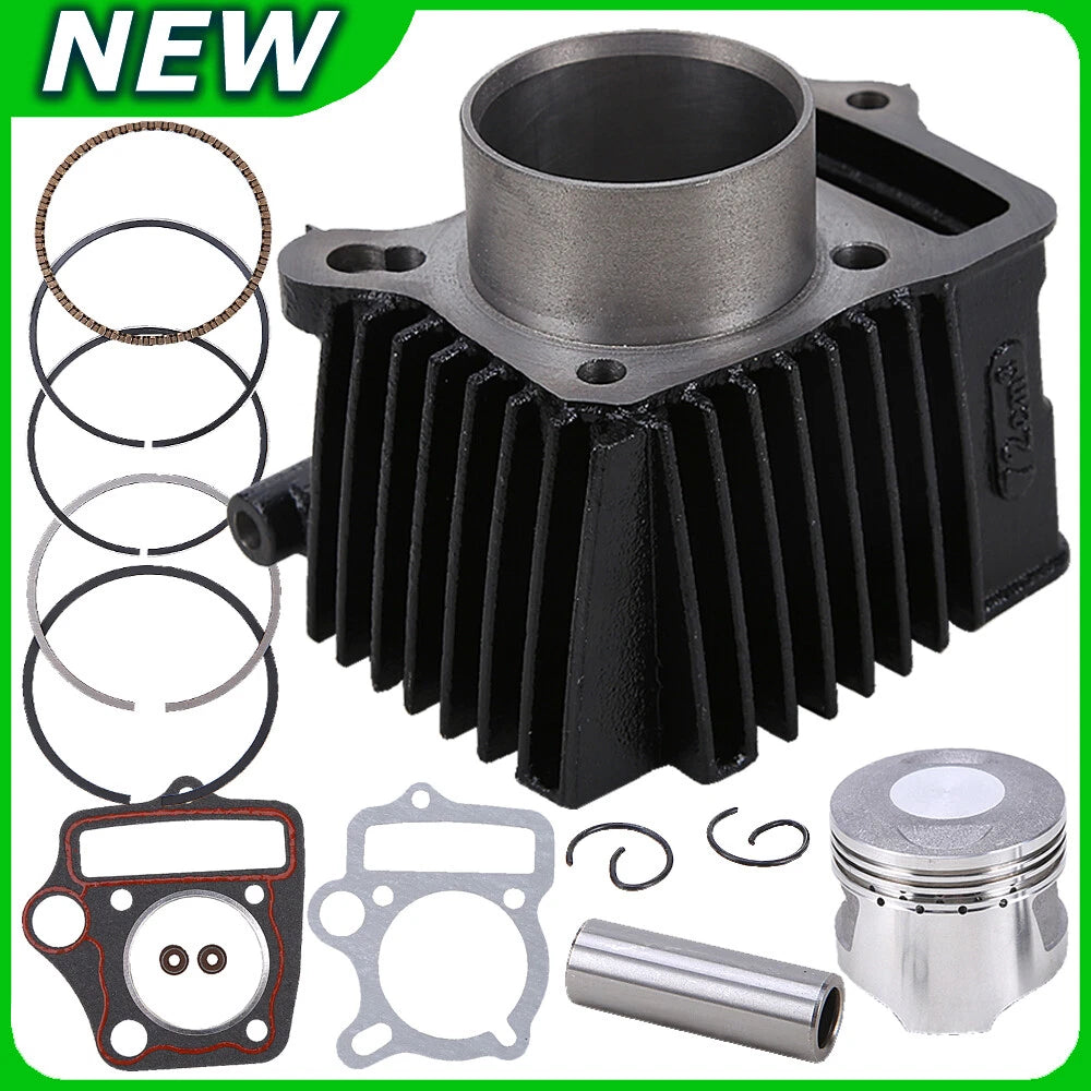 70cc Cylinder Piston Gaskets Top End Rebuild Kit For Honda CT70 Trail 1969-1994