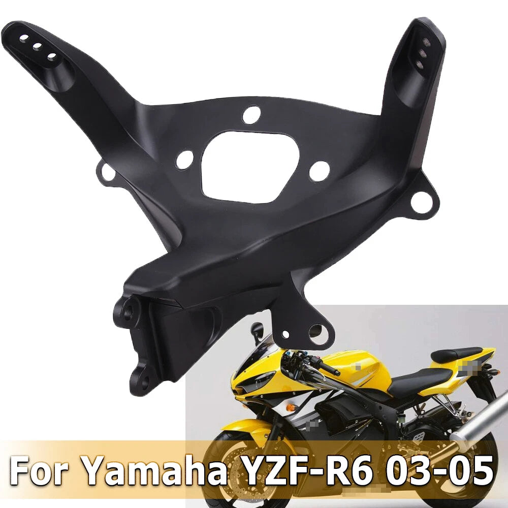 Front Upper Stay Headlight Fairing Bracket For Yamaha YZF R6 YZF-R6 YZFR6S 03-09