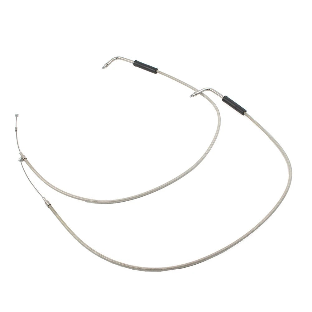Stainless Steel Throttle Cable For Harley Sportster XL1200 883 Dyna Road King US
