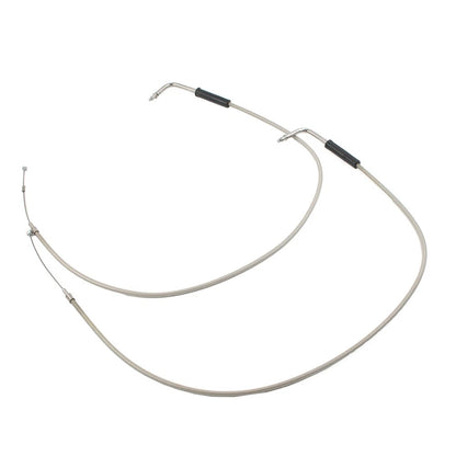 Stainless Steel Throttle Cable For Harley Sportster XL1200 883 Dyna Road King US
