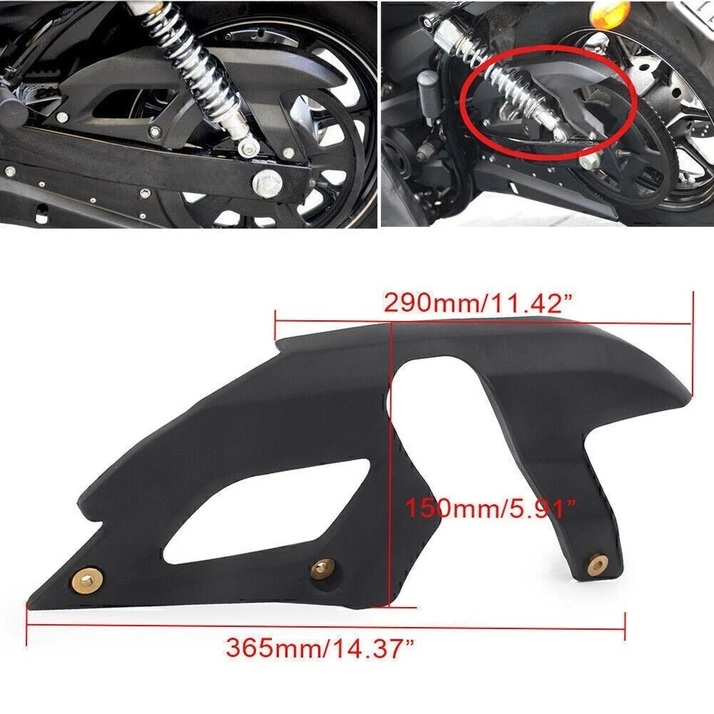 Upper Belt Cover Guard Pulley Kit Black For Harley Davidson Street750 XG750 2015