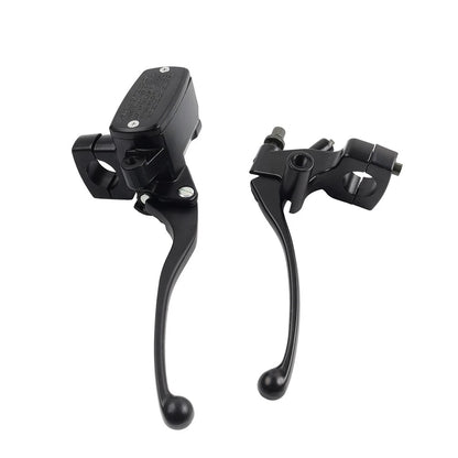 1'' 25mm Left Clutch Lever Right Hydraulic Brake Master Cylinder Lever Black