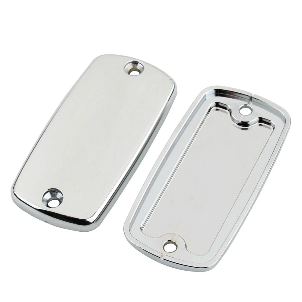 Front Brake Reservoir Fluid Cover Caps For Honda Valkyrie Goldwing GL1500 GL1800