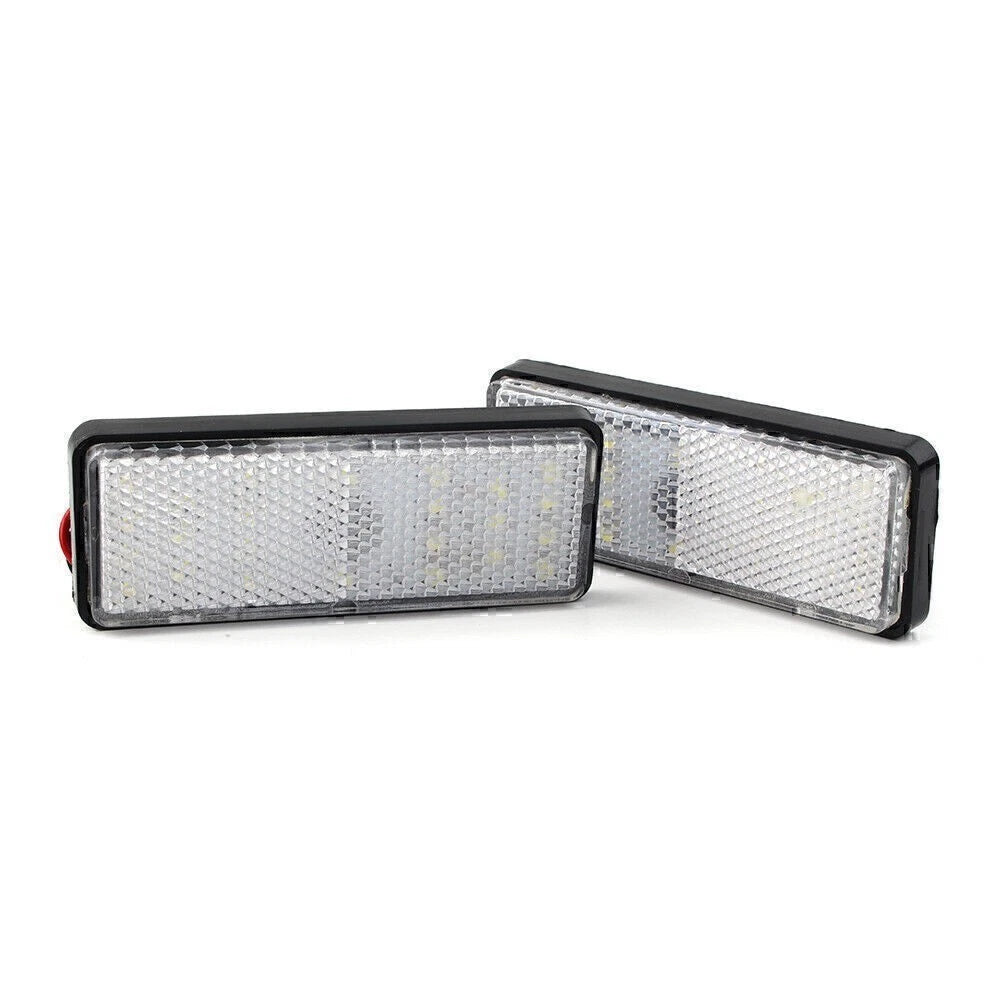 ABS Plastic 2 x Universal  Rectangle  Reflector Turn Signal Tail Brake Light