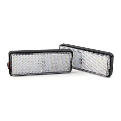 ABS Plastic 2 x Universal  Rectangle  Reflector Turn Signal Tail Brake Light