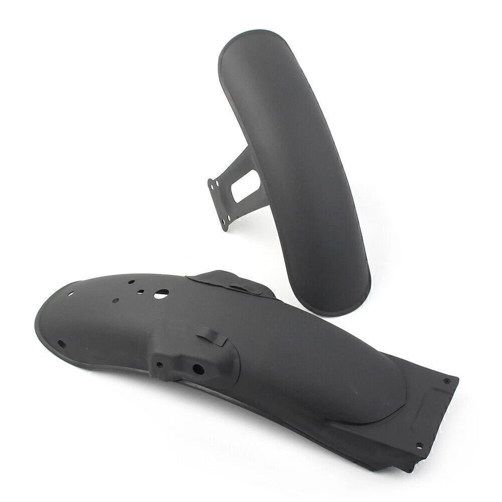 For Cafe Racer Retro CG125 Front & Rear Fender Mudguard Cover Metal Motor Black