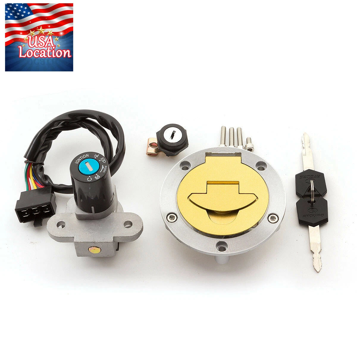 For Ducati ST4 2000-2002 ST2 1998-2003 Ignition Switch Fuel Gas Cap Tank Lock