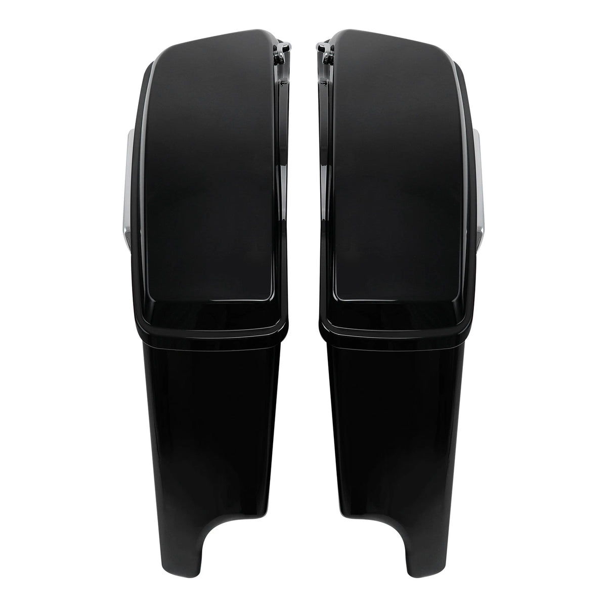 5" Stretched Hard Saddlebags Fit For Harley Softail Fatboy Cross Bones 1984-2017