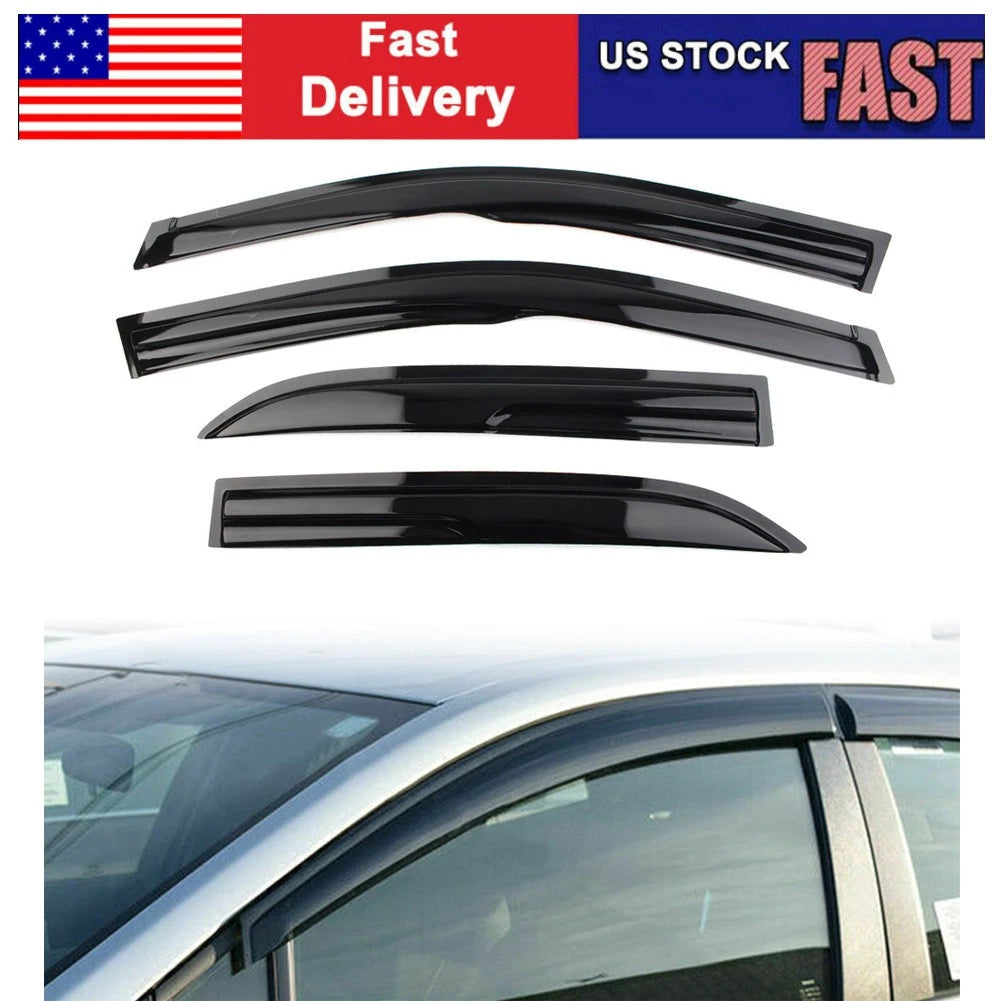 Window Visor Rain Guard Deflector Fit Toyota Corolla Seden 2007-2013 2008 2009