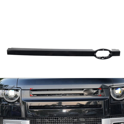 Front Grille Badge Strip Cover Trim For Land Rover Defender 90 110 130 2020-2024