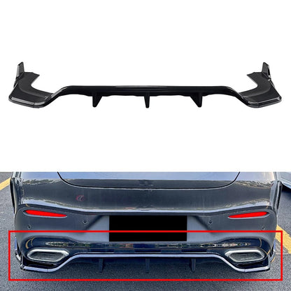 Rear Bumper Splitter Spoiler Lip Black For Mercedes Benz GLC Coupe C254 2023-24