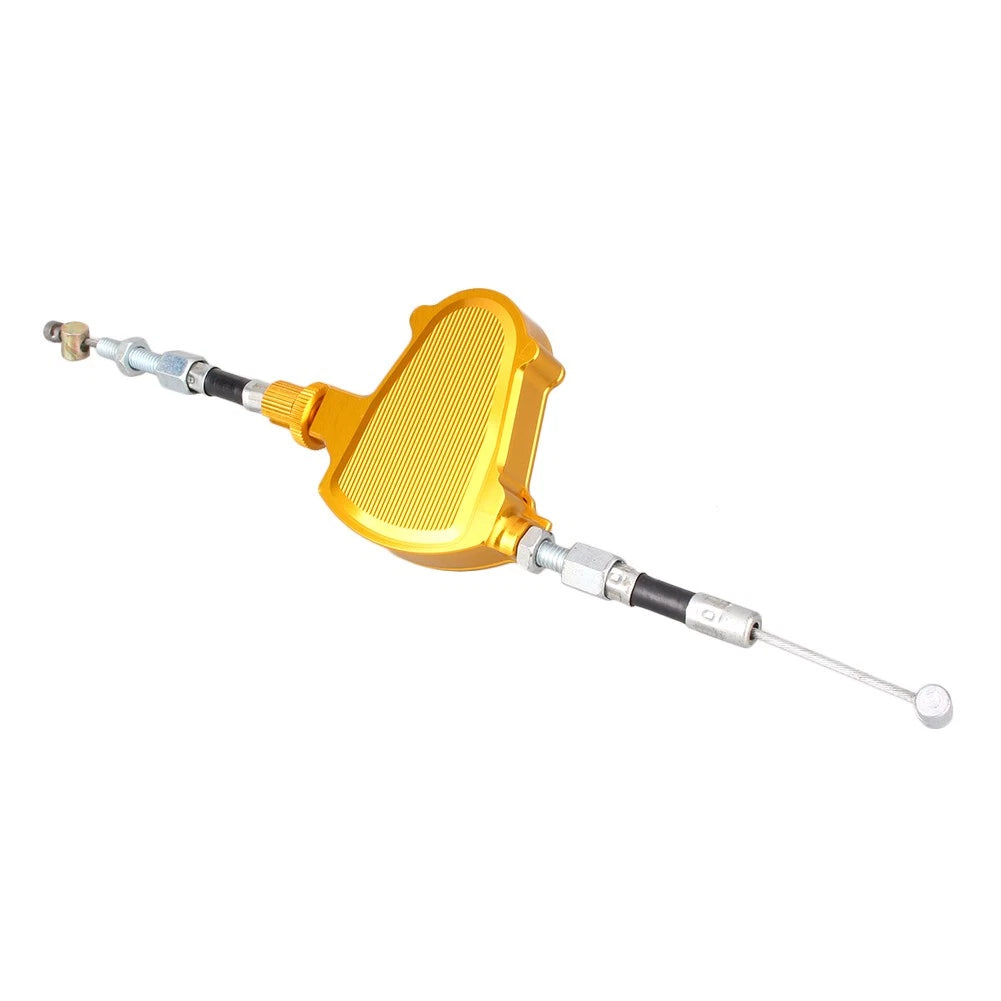 Aluminum Stunt Clutch Pull Cable Lever Easy System Fit For Honda Kawasaki Gold