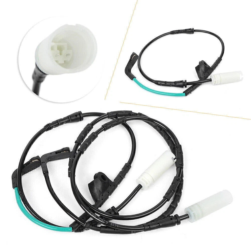 Front+ Rear Brake Line Wear Sensor For BMW E88 E90 128i 325i 328i 335i M3 Auto