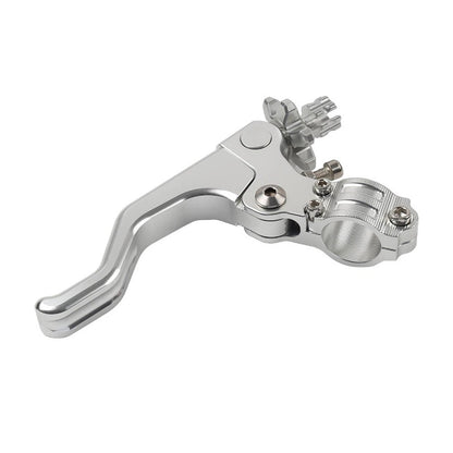 Stunt Clutch Lever Performance Cable Pull 7/8 1 Finger Universal Motor Silver